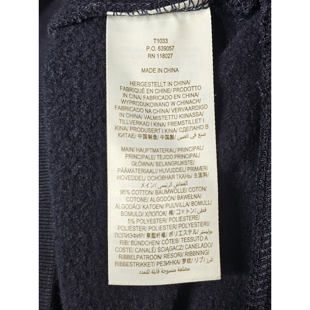 Boden Navy Women’s Sweatshirt Ruffle Sleeves Floral Design - Size 6 - Picture 6 of 13